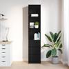 Highboard In Black Oak Look 37.5 X 35 X 180 Cm Particleboard