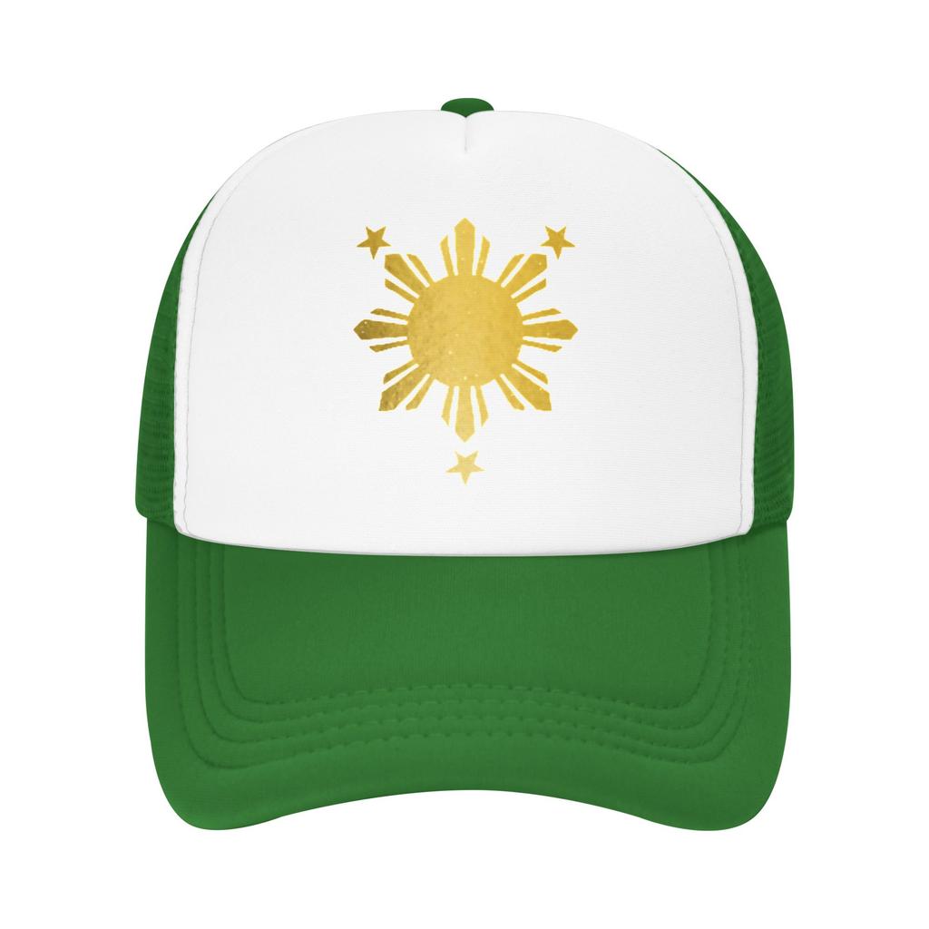 Orgoglio Filippino Filippino Filippina Bandiera Cappellino da Baseball in Rete Unisex Casual Cappellini da Sole Cappelli Traspiranti Estivi Cappellino Trucker