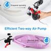 Electric Inflatable Pump Mini Air Cushion Portable Camping Pump Rapid Filling Mattress Swimming Pool Air Filling Blower Injector