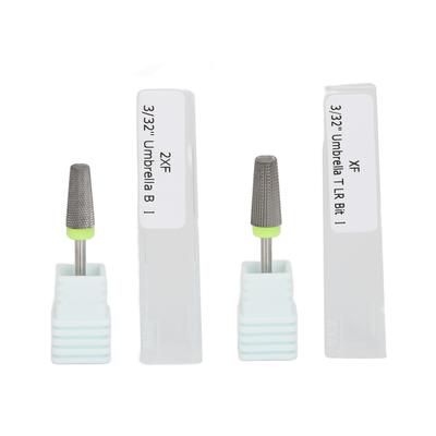 2pcs Tapered Barrel Nail Drill Bit Tungsten Steel Fast Remove Manicure Tool Nail Polish Bit for