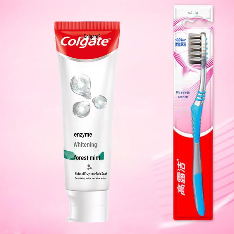 Colgate Dual Anti-Plaque Forest Mint Toothpaste & Toothbrush Set