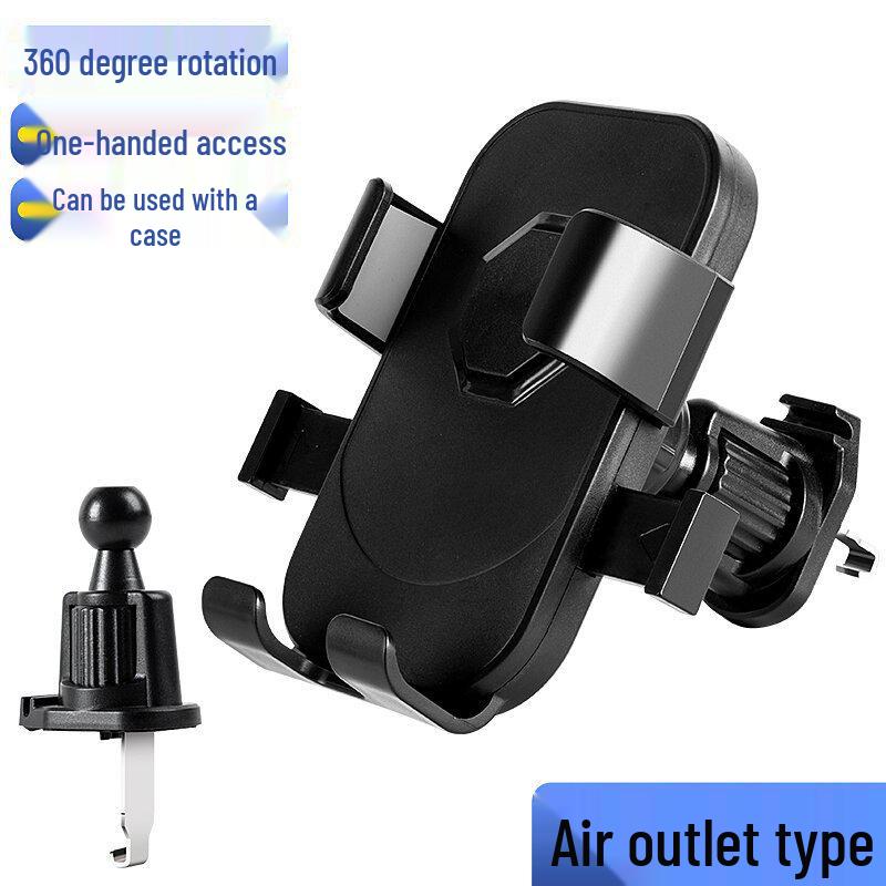 Universal Car Phone Holder with Suction Cup for Dashboard or Air Vent