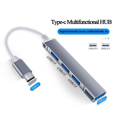 Hub USB C, USB 3.0, Type C, 4 ports, adaptateur multi-séparateur OTG, pour MacBook Pro 13, 15, Air, Mi Pro, HUAWEI, accessoires informatiques