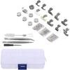 Presser Foot Sewing Machine Feet Kit, Professional Domestic Set Stainless Material Steel Suitable for Most Sewing Machines Multiple In One Set