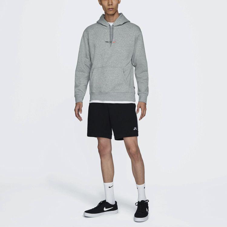 Nike SB Printed Pattern Casual Sport Hoodie Men Hoodie Dark-Hemp-Grey DD2094-050