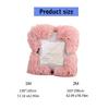 Soft Touches Blanket Bed Blanket for Couch Lounging, Warm Fuzzy Materials,Luxury Decorative Blanket Comfort Bedspread