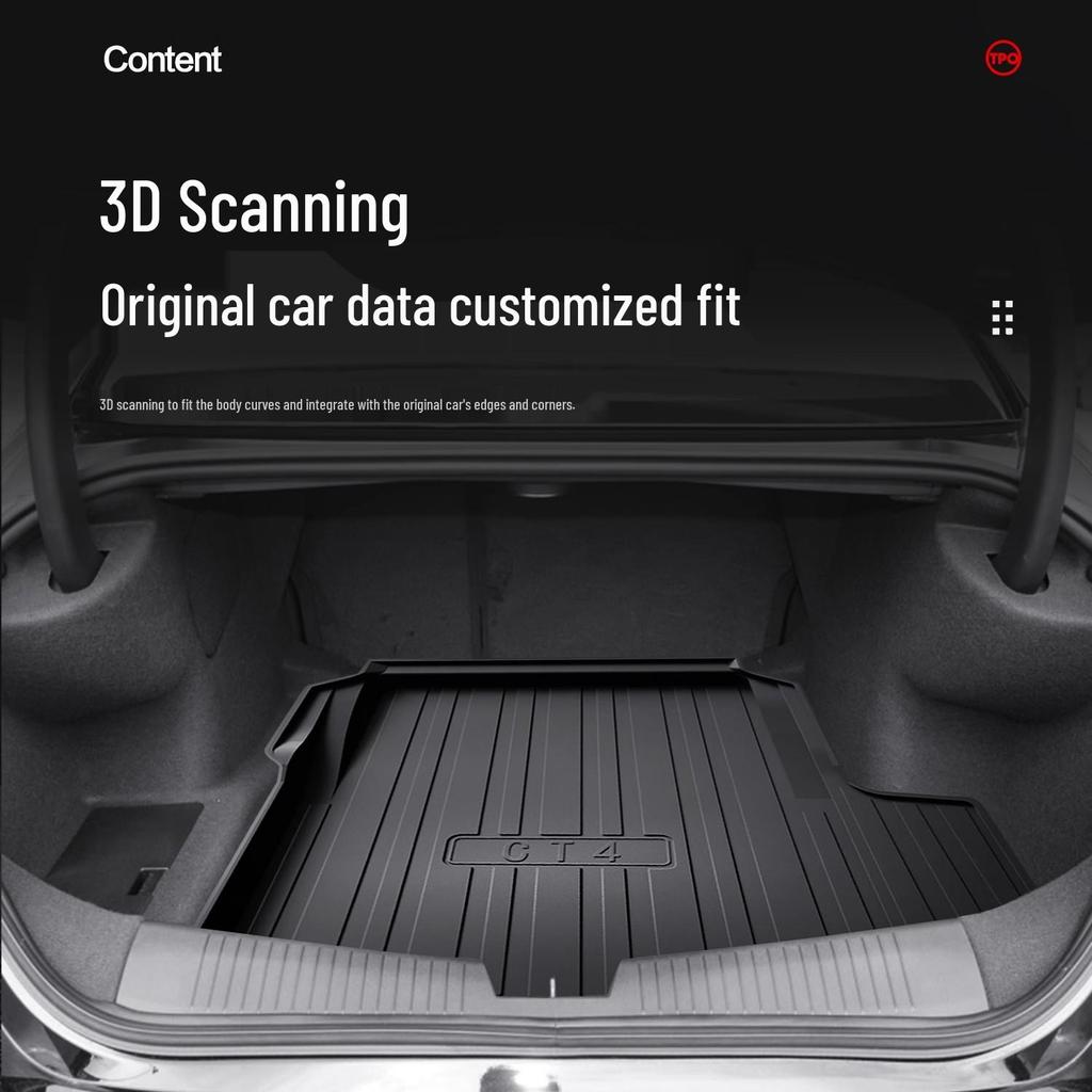 Cadillac CT4 Trunk Mat Waterproof TPE Interior Accessory