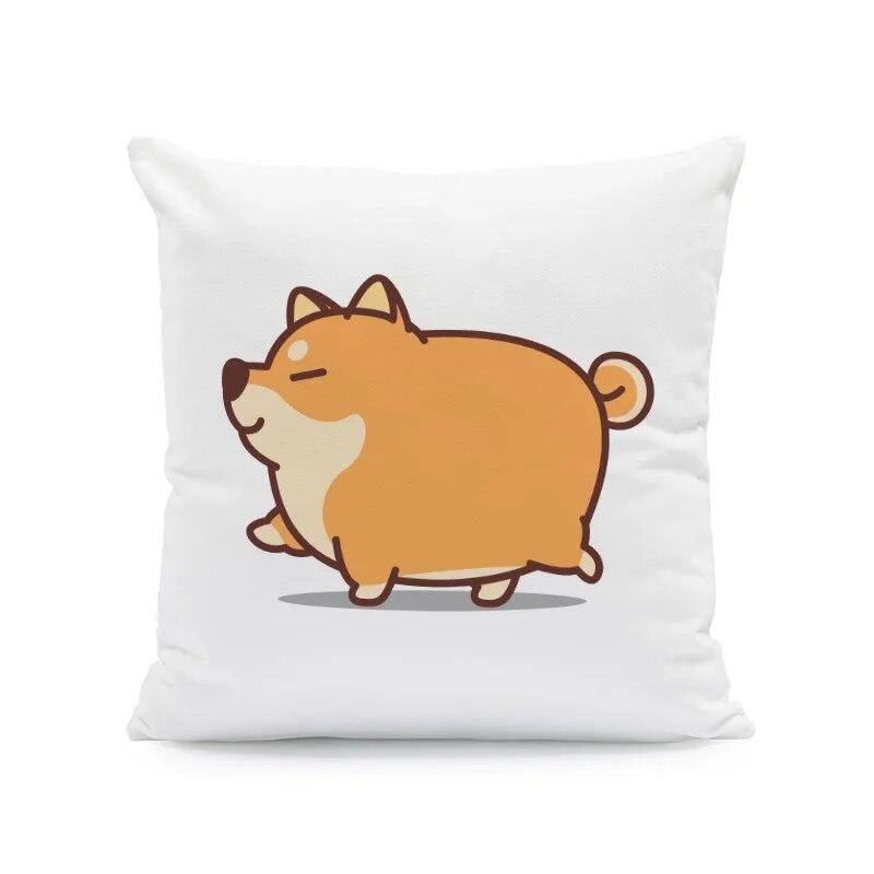 45X45CM Cartoon Cute Puppy Series Pillowcase Birthday Gift Holiday  Living Room Sofa Cushion Cover Home Decoration