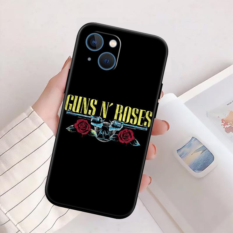 BH24 G-guns R-roses Phone Case for Samsung Galaxy M06 M15 M16 M35 M55 M56 A36 A42 A50 A50S A51 A52 A32 A33 A05 A05S A06 A16 A20