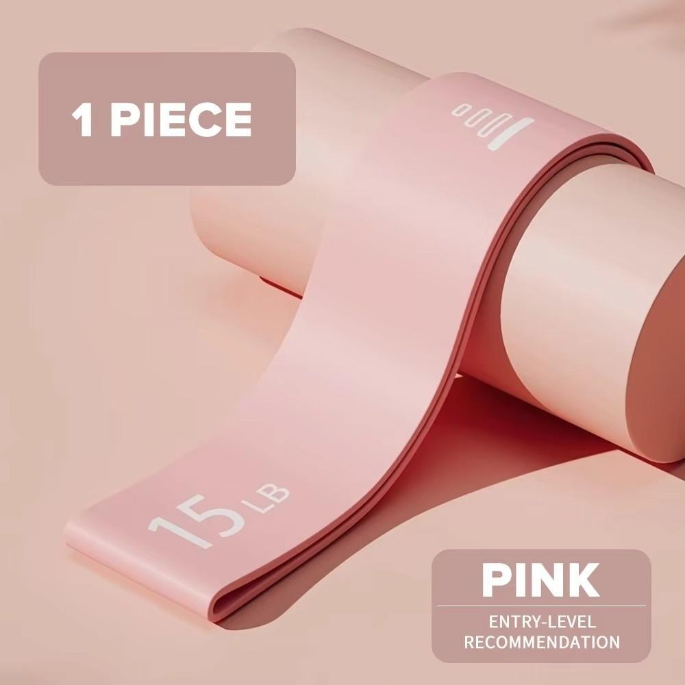 Anti-Slip Buttock Resistance Band Leg Hip Circle Expander 4 Resistance Levels Elastic Multi-Level Loops Stretching Silicone