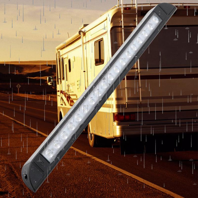 12-28V DC RV LED Waterproof Interior Lamps Light Bar RV Van Camper Exterior Lamp LED Awning Lights Portable