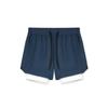 Men's 2-in-1 Running Shorts Breathable Quick Dry Athletic Workout Shorts