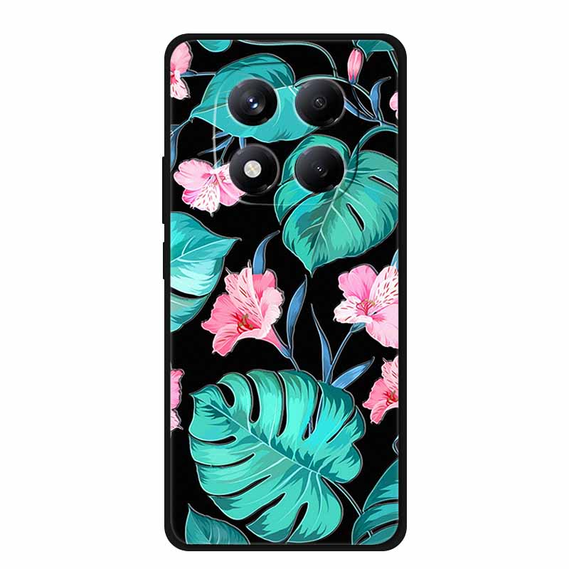 3D Flowers Emboss Fundas For Redmi Note 15 5G (China) Case Soft Silicone Phone Cases For Note 15 5G For China Covers Shell Coque