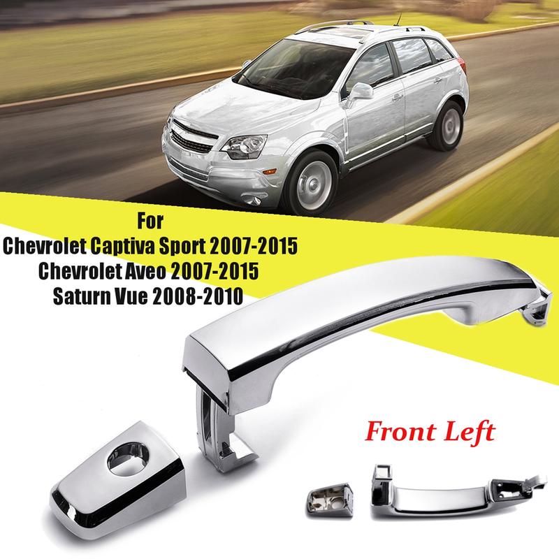 1x Front / Rear Left Right Chrome ABS Door Outer Handle Covers For Chevrolet Captiva Sport Aveo FOR Saturn Vue 96468254 96468266