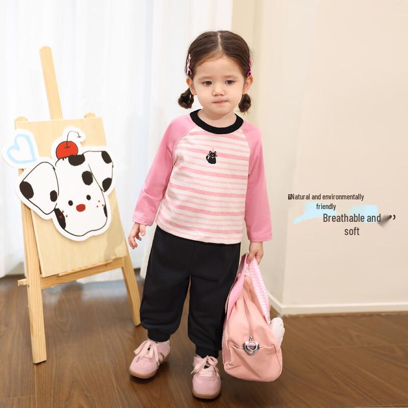 LUSON Baby Girl Long-Sleeve T-Shirt