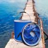 Multifunctional Folding Bucket Fishing Water Telescopic Cage Portable Car Wash Bucket Outdoor Trash Can Fishing Equipment