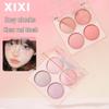 XIXI Diffuse Butterfly Blush: Korean-Style, Matte, Four-Color Palette with Natural Contouring and Color Payoff.