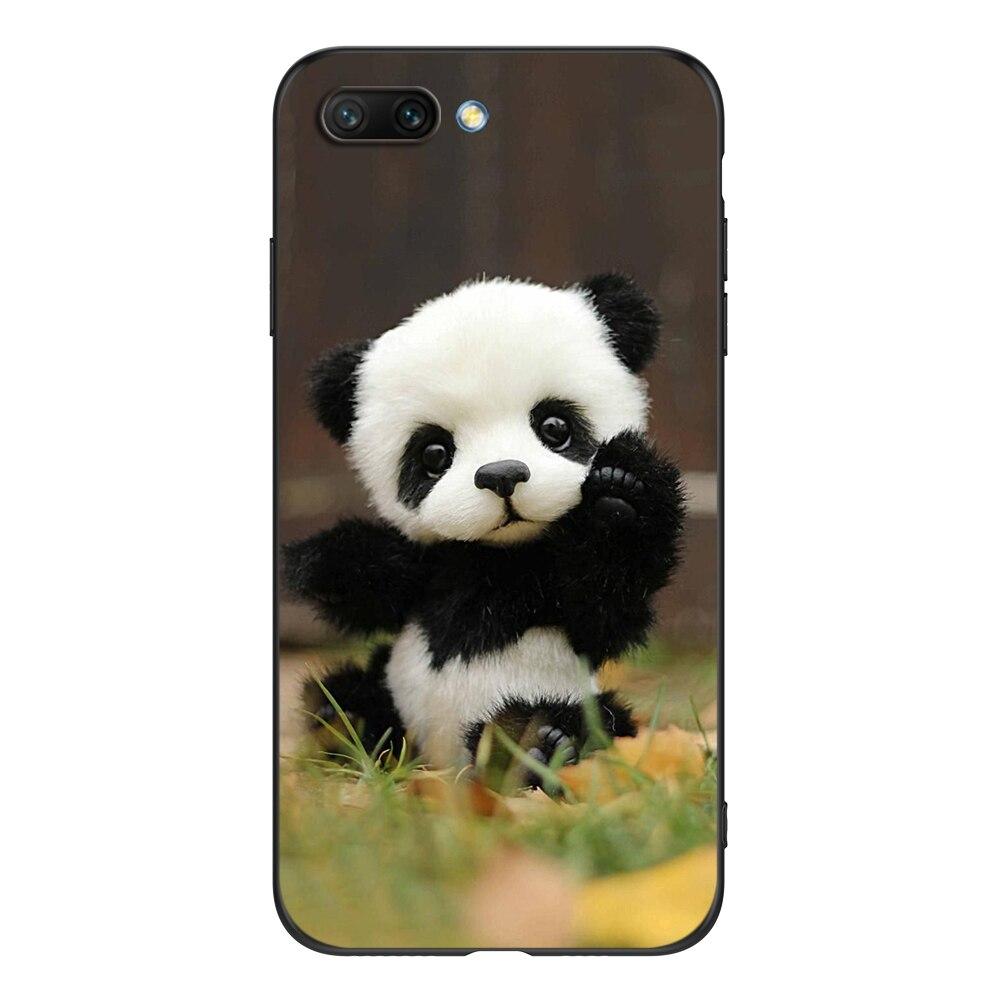 For Honor 10 Case Soft Silicon Phone Back Cover for Huawei Honor 10 Case Etui Coque Black Tpu Case Lion Wolf Tiger Dragon