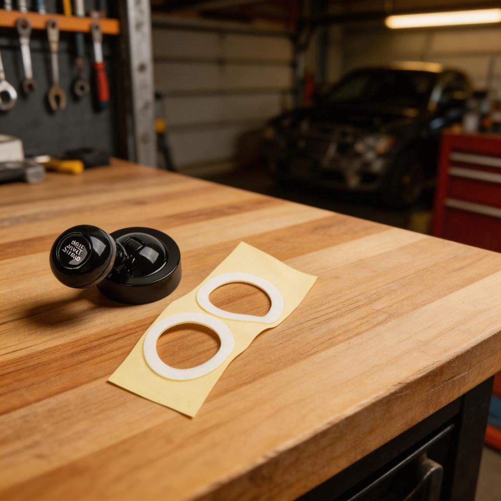 All-metal Construction Car Ignition Cap Double-sided Tape