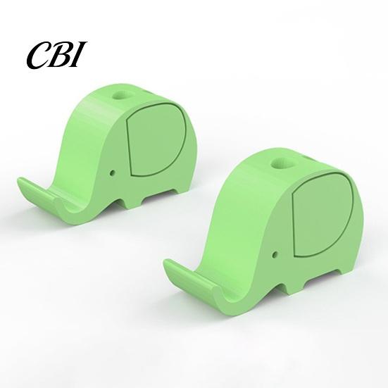 3D Printed Elephant Phone Holder with Pen Holder, Multifunctional Stand, Hands-Free Sturdy For Watching Videos Desktop Organizer, Creative Cute Shape