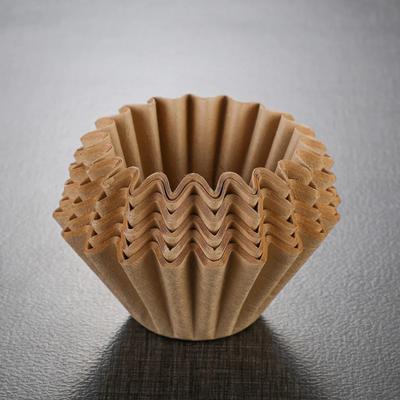 50PCS Disposable Coffee Filter Paper Cake Type Hand-brewed Coffee Filter Paper Espresso Coffee Paper Bowls