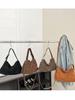 Women's 2026 Korean Fashion Large Capacity Genuine Leather Frosted Cowhide Crossbody Shoulder Bag