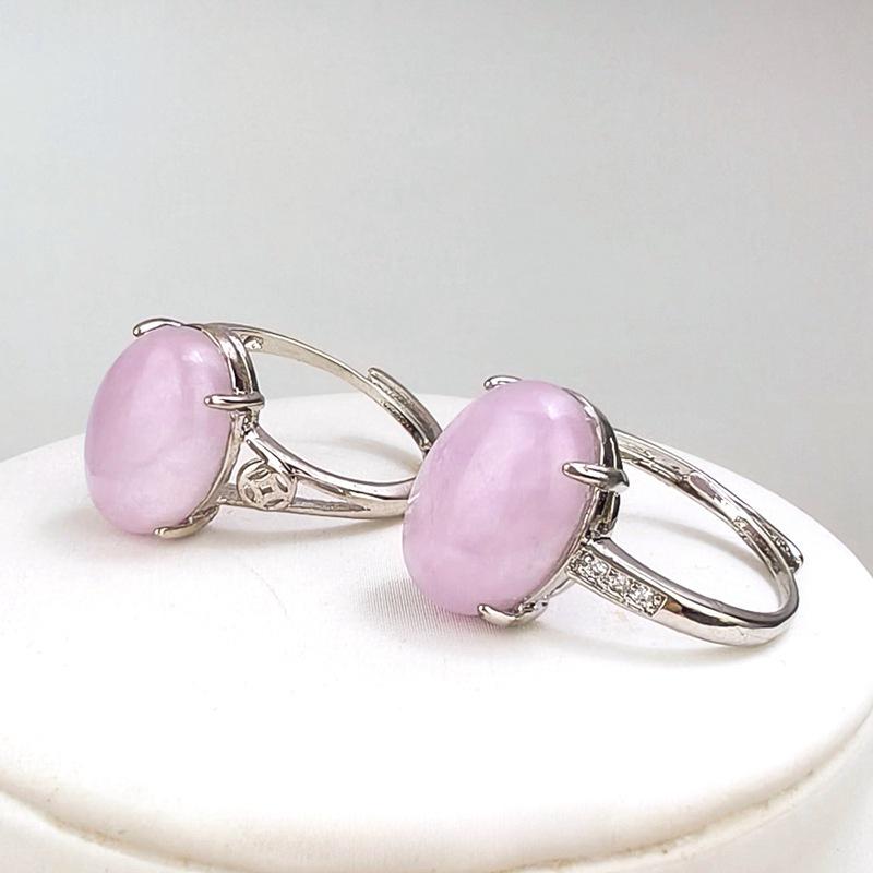 Adjustable Natural Crystal Tiger Eye Ring in Coffee Color