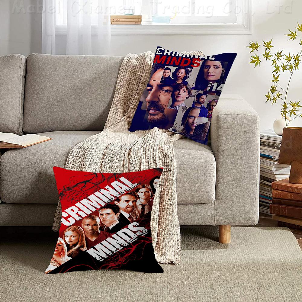 TV Series Criminal Minds Personalized picture text home decorative pillows Household Gifts 45x45cm
