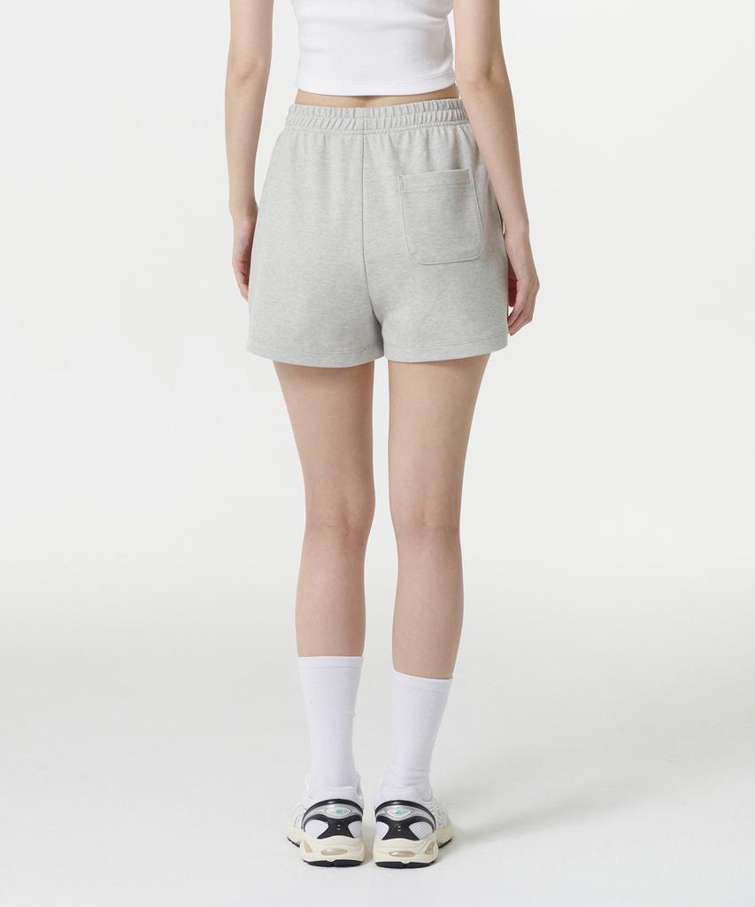 MUSINSA STANDARD WOMAN Women'S Double Knit Sweat Shorts [Medium Grey]