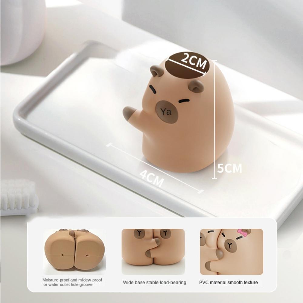 Multi-functional Capybara Toothbrush Holder Hanging Toothbrush Stand  Birthday Gift