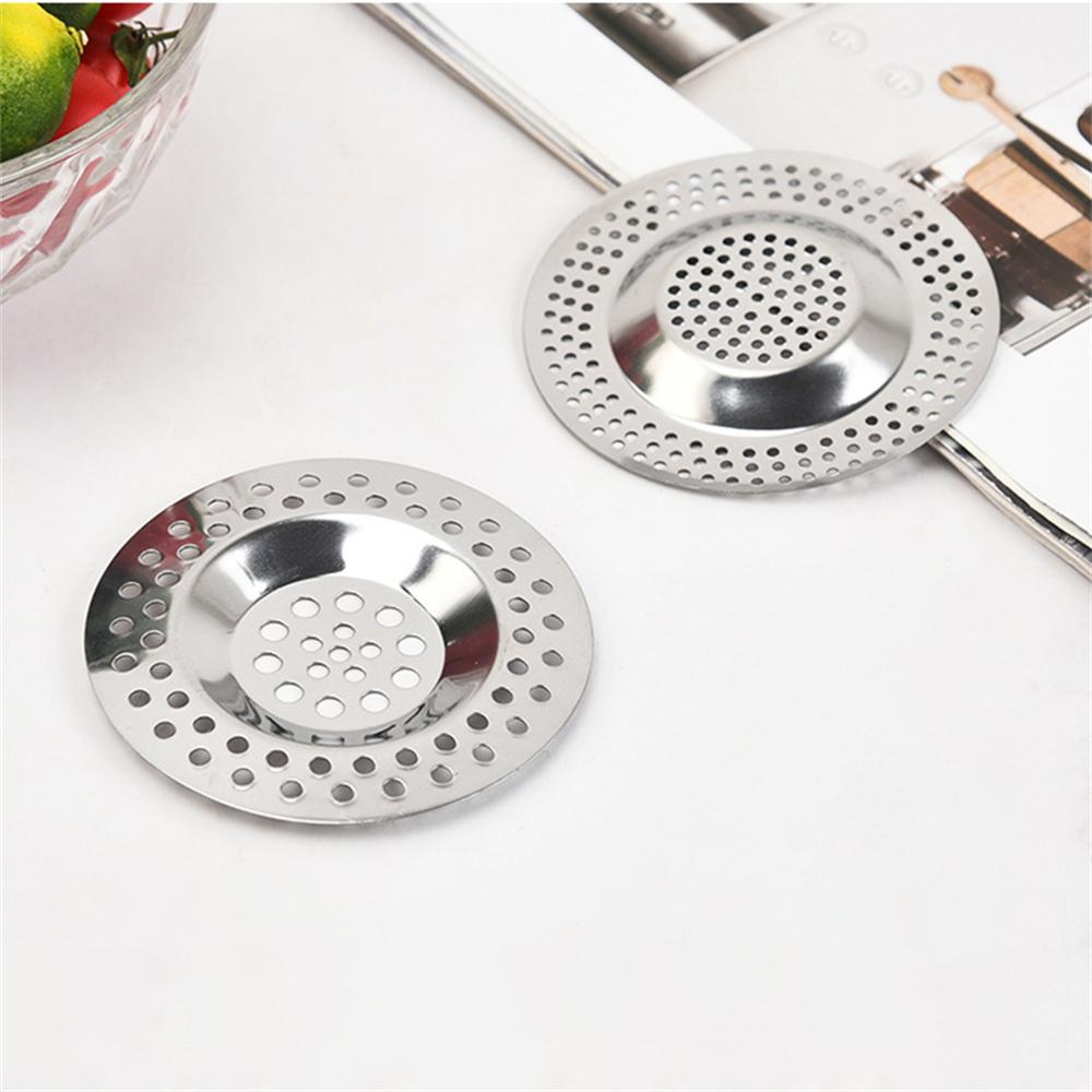 1~10PCS 7.5cm Bathtub Hair Catcher Stopper Stainless Steel Shower Drain Hole Filter Trap Kitchen Metal Sink Strainer Floor Drain