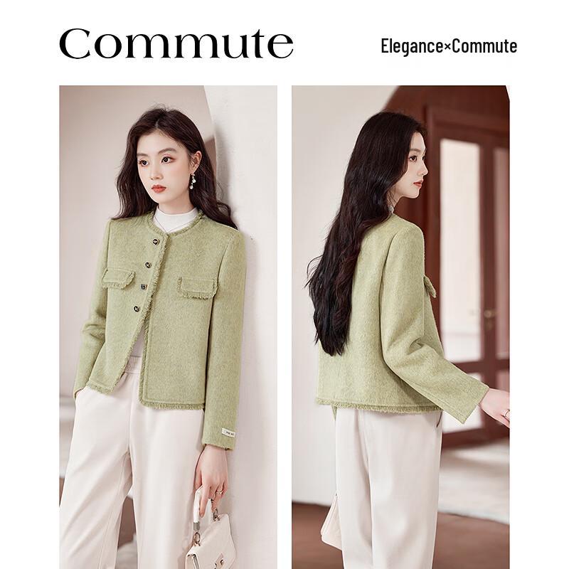 Elegant Short Wool Blend Coat