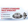 1pc 04C 2Pitch 15mm Height 10 Teeth Standard Sprocket 6/8/10mm Bore With M5*1 Setscrew Hole Ready To Install