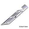3D Metal V Logo Badge Sticker Front Grill Side Fender Rear Trunk Emblem Decal