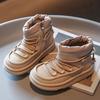 Baby Boots Fashion Casual Girls Boys Winter Plush Warm Shoes Soft Bottom Shoes Kids Sneaker Children Sport Snow Shoes