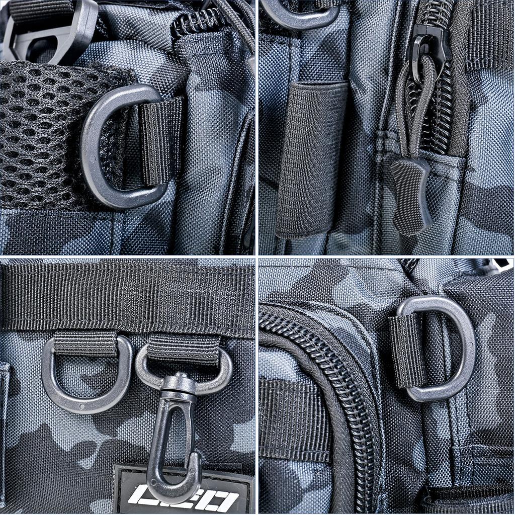 Versatile Fishing Tackle Bag With Removable Shoulder Strap For Freshwater And Saltwater Fishing - Store Tools And Rods With Ease