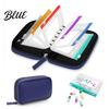 Vitamin Organizer Travel Pill with 14PCS Clear Zipper Bags Inside Medicine Case Customizable Waterproof Portable Storage Holder for Daily Supplements