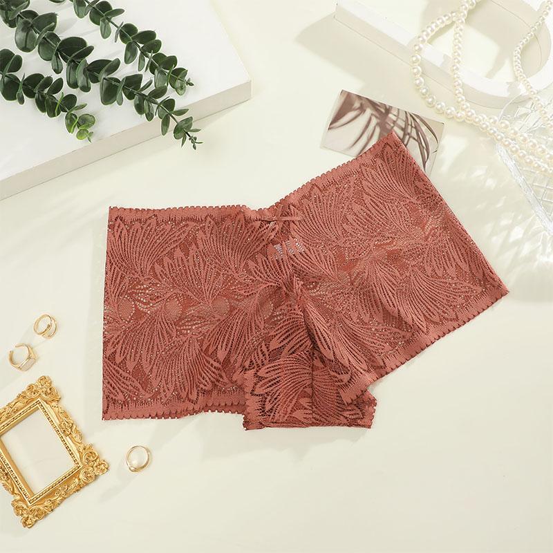 FINETOO 1Pcs Sexy Lace Panties for Women Floral Hollow Out Cheekie Style Sexy Underwear Female Intimates Lingerie Finetoo Design Panties