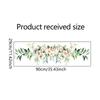 Yellow Flower Vine Butterfly Bird Wall Stickers Refrigerator Window Cupboard Home Decorations DIY Home Decals Art Mural Posters