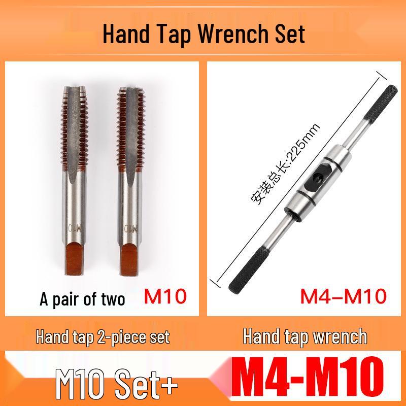 Adjustable All-Steel Ratchet Tap Wrench Set