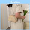 Trendy Woven Single Shoulder Bag For Women Unique Small Square Design Perfect For Everyday Use