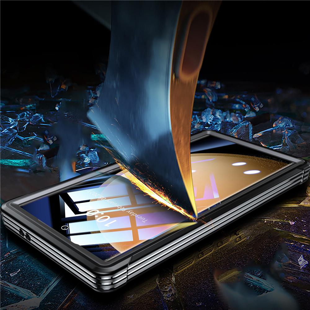 For Samsung Galaxy S24 Ultra Plus 5G Phone Case Magnetic 360° Full Protection Clear Cover With Built-in Screen Shockproof Fundas