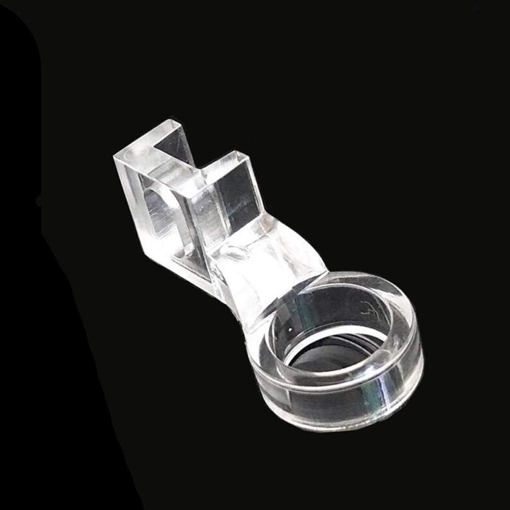 YEQIN Bernina Ruler Foot Adapter 0083687000 (Size:77) and 1/4 Inch Low Shank Clarity Clear Free Motion Patchwork Sewing Presser Foot