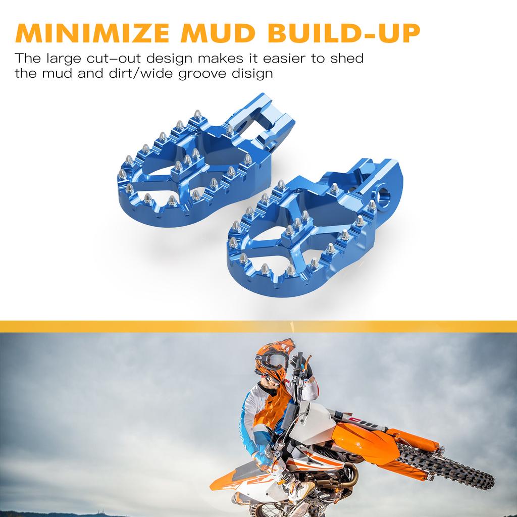 For Husqvarna TE 300 2017-2023 TE 250 FE 125 FE 250 FE 350 FE 450 FE 501 57mm Foot Pegs Footrest TX 300 TC 125 FX FC 2017-2022