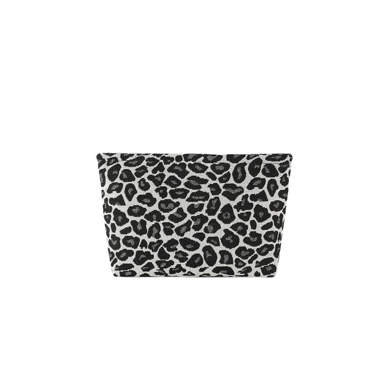 

Women s Makeup Bag Cosmetic Pouch Large-capacity Cosmetics Bag Fashion Leopard Print Storage Bags Toiletry Portable Liner Purse бежевый
