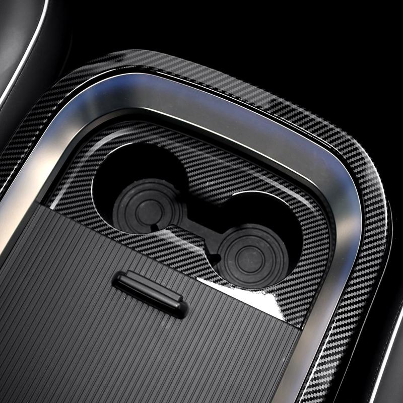 1PC Car Front Cup Holder Trim Strip (High-Spec Exclusive) ABS Material For Hyundai Staria -2026 LHD/RHD Interior Accessories