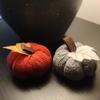 Knitted Pumpkin Decorations for Harvest Festival Orange Pumpkin Pendant Thanksgiving Knitted Pendant Venue Decoration Supplies