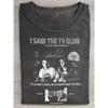 I Watch TV Glowing Retro Street Men's T Shirts Suitable for Both Men and Women Casual Summer New Style