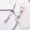 Fashionable Decorative Bead Pendant Chain Portable Fan Pendant Phone Accessory Fringe Phone Chain Hangings Decorations