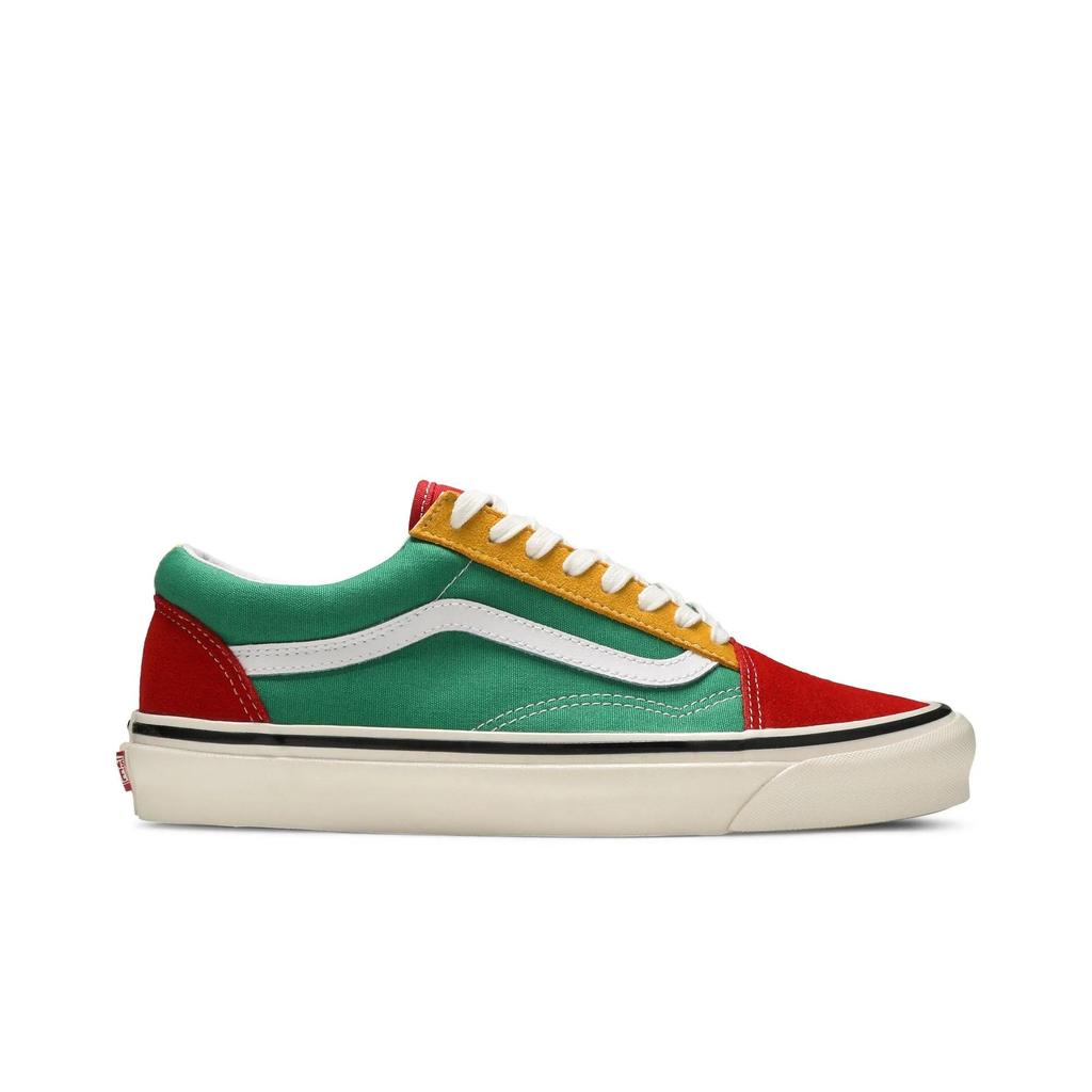 Vans Old Skool 36 DX 'Red Emerald Yellow' (Unisex) Red / Emerald / Yellow Skate Shoes VN0A38G2XFM